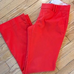Banana Republic Petite Martin Fit Orange Pants